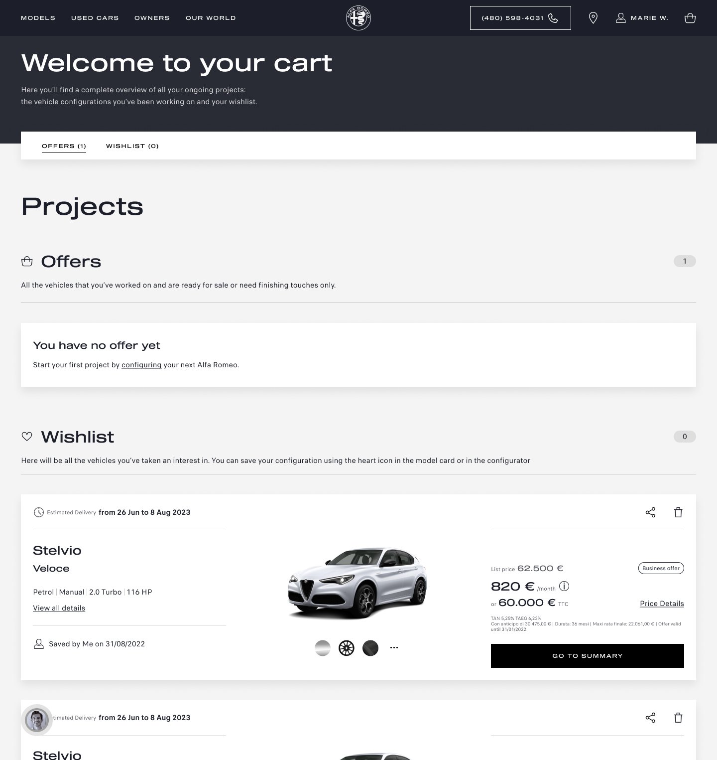 Post-purchase order tracking experience with confirmation, delivery estimate, progress states, pre-activation and notification